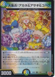 大集合!アカネ&アサギ&コハク(DM25EX3-57U)キラ仕様